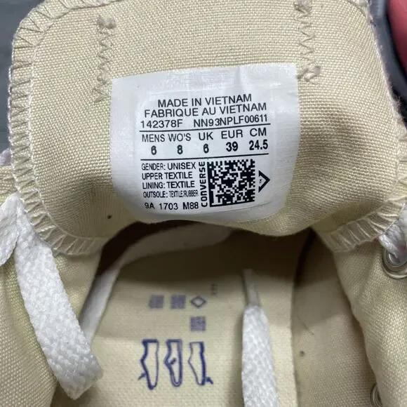 Converse Chuck Taylor All Star Ox Carnival Pink Low Sneakers Women's 8 Men's 6 - Picture 6 of 10